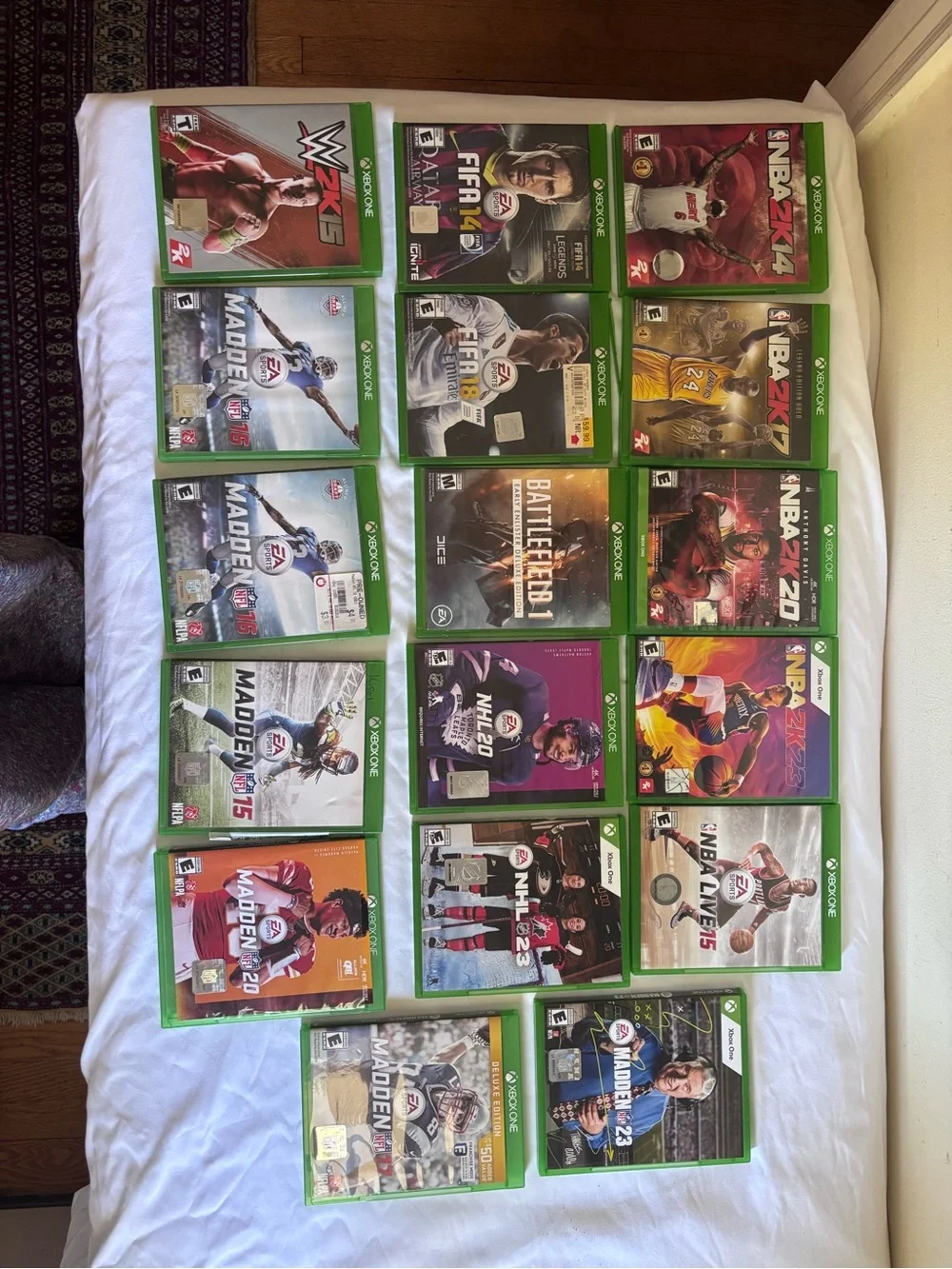 Game Bundle - Assorted Sports &  1 Action Title Xbox One platform
